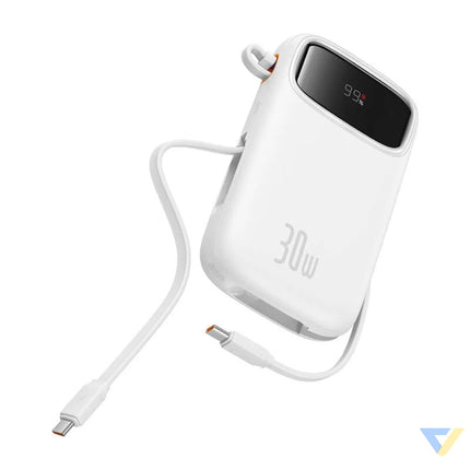 Baseus QPow 2 10000mAh 30W powerbank (white) Powerbanks