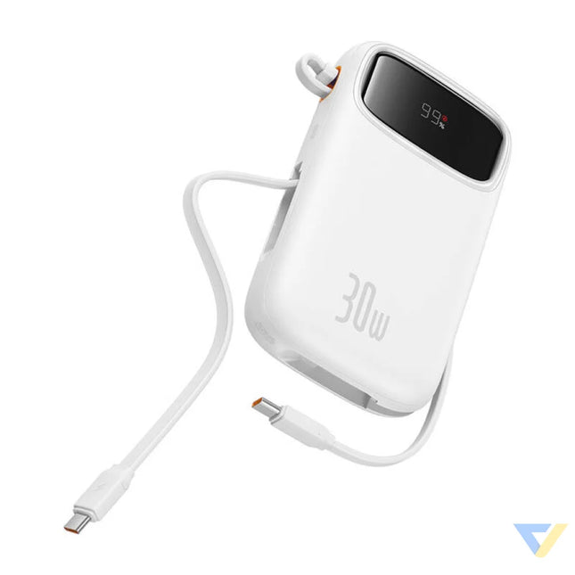 Baseus QPow 2 10000mAh 30W powerbank (white) Powerbanks