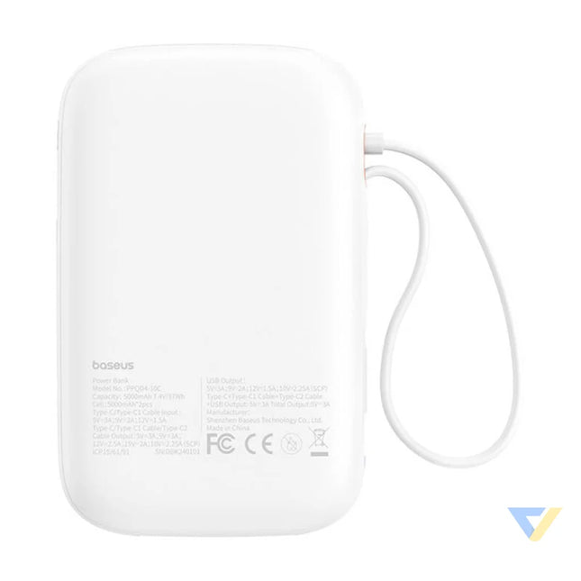 Baseus QPow 2 10000mAh 30W powerbank (white) Powerbanks