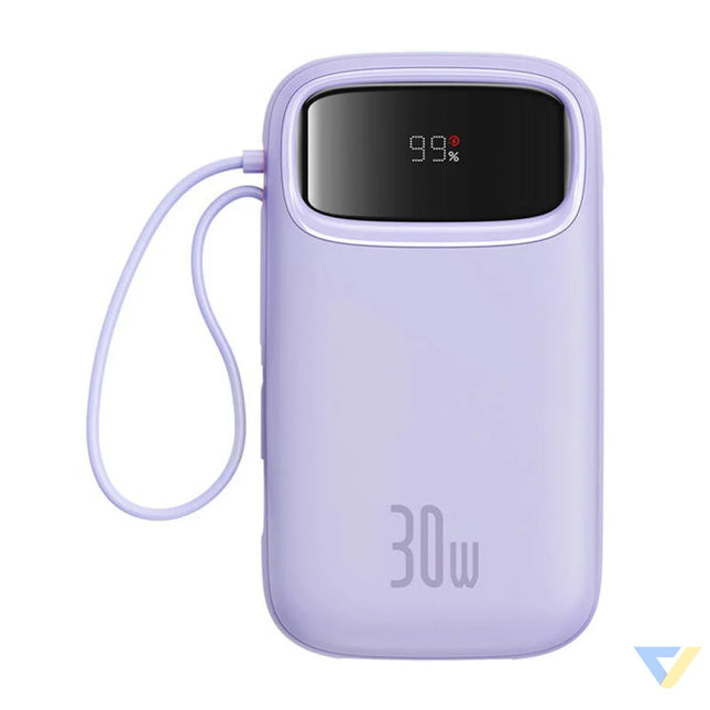 Baseus QPow 2 20000mAh 30W 2xUSB C powerbank (purple) Powerbanks