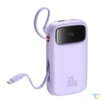 Baseus QPow 2 20000mAh 30W 2xUSB C powerbank (purple) Powerbanks