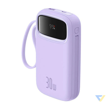 Baseus QPow 2 20000mAh 30W 2xUSB C powerbank (purple) Powerbanks