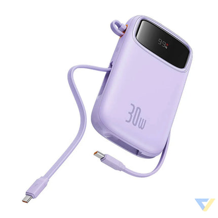 Baseus QPow 2 20000mAh 30W 2xUSB C powerbank (purple) Powerbanks