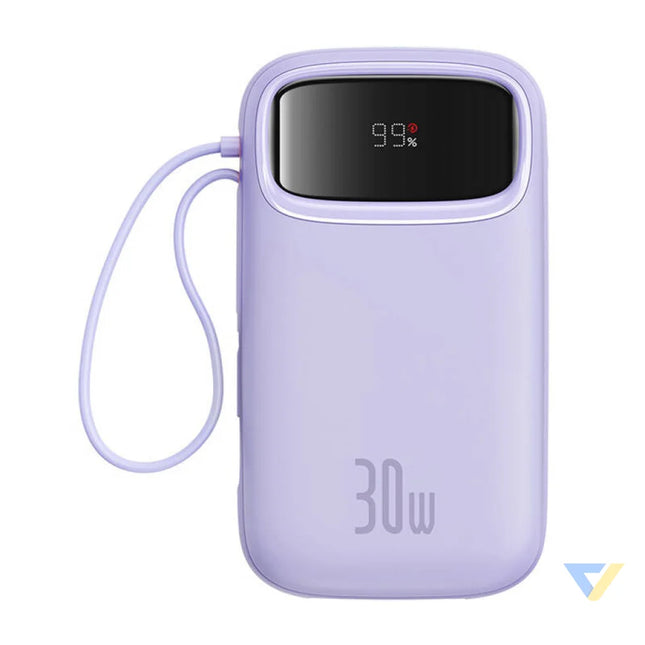 Baseus QPow 2 20000mAh 30W 2xUSB C powerbank (purple) Powerbanks