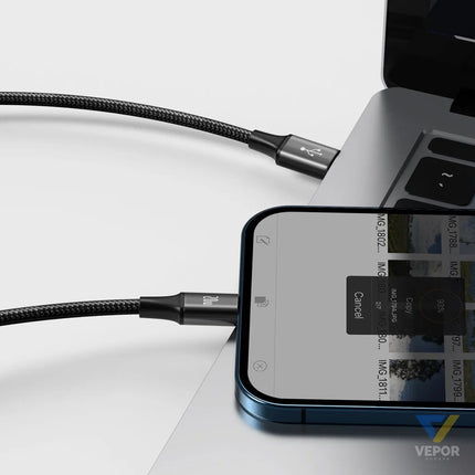 Baseus Rapid Series 3 in 1 cable USB C For M + L + T 20W 1.5m Black Combo Cables