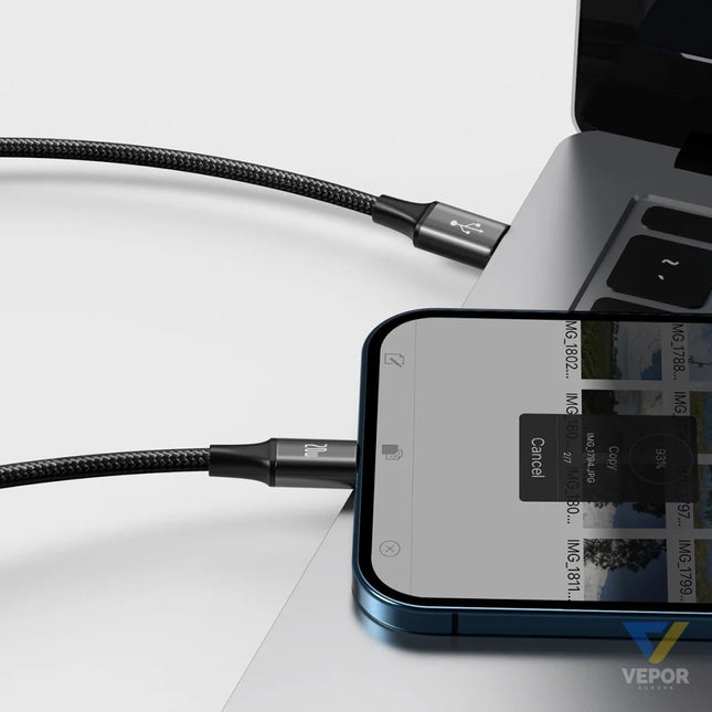 Baseus Rapid Series 3 in 1 cable USB C For M + L + T 20W 1.5m Black Combo Cables