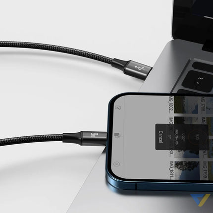Baseus Rapid Series 3 in 1 cable USB C For M + L + T 20W 1.5m Black Combo Cables