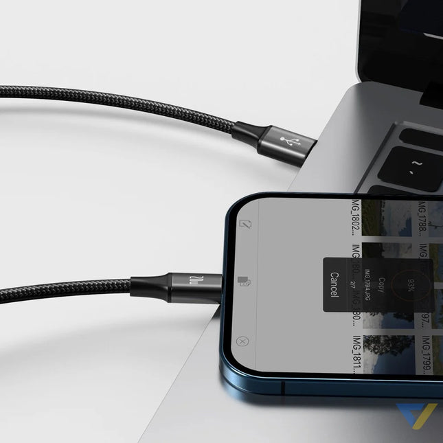 Baseus Rapid Series 3 in 1 cable USB C For M + L + T 20W 1.5m Black Combo Cables