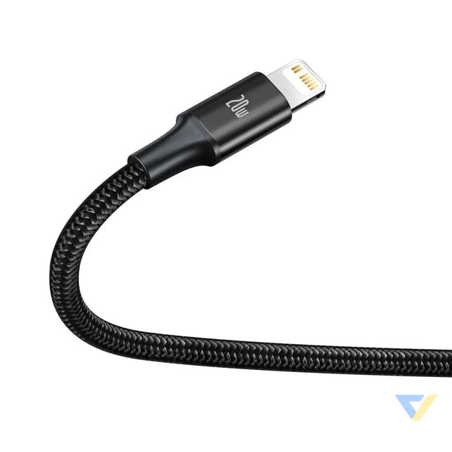 Baseus Rapid Series 3 in 1 cable USB C For M + L + T 20W 1.5m Black Combo Cables