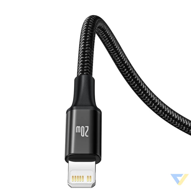 Baseus Rapid Series 3 in 1 cable USB C For M + L + T 20W 1.5m Black Combo Cables