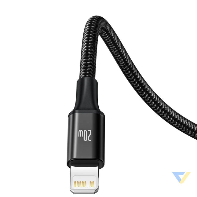 Baseus Rapid Series 3 in 1 cable USB C For M + L + T 20W 1.5m Black Combo Cables