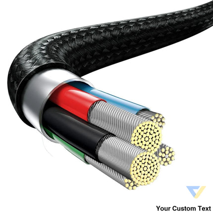 Baseus Rapid Series 3 in 1 cable USB C For M + L + T 20W 1.5m Black Combo Cables