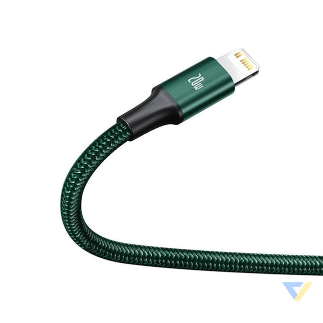 Baseus Rapid Series 3 in 1 cable USB C For M + L + T 20W 1.5m (Green) Combo Cables
