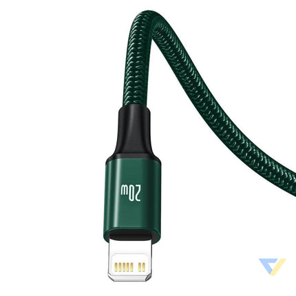 Baseus Rapid Series 3 in 1 cable USB C For M + L + T 20W 1.5m (Green) Combo Cables