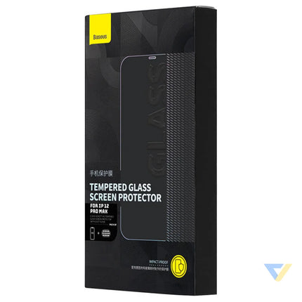 Baseus Schott HD Tempered Glass with dust filter 0.3mm for iPhone 12 Pro Max For smartphones