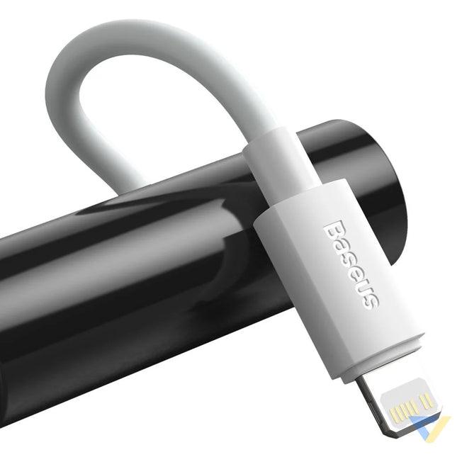 Baseus Simple Wisdom Data Cable Kit USB C to Lightning PD 20W (2PCS/Set) 1.5m White USB C to Lightning