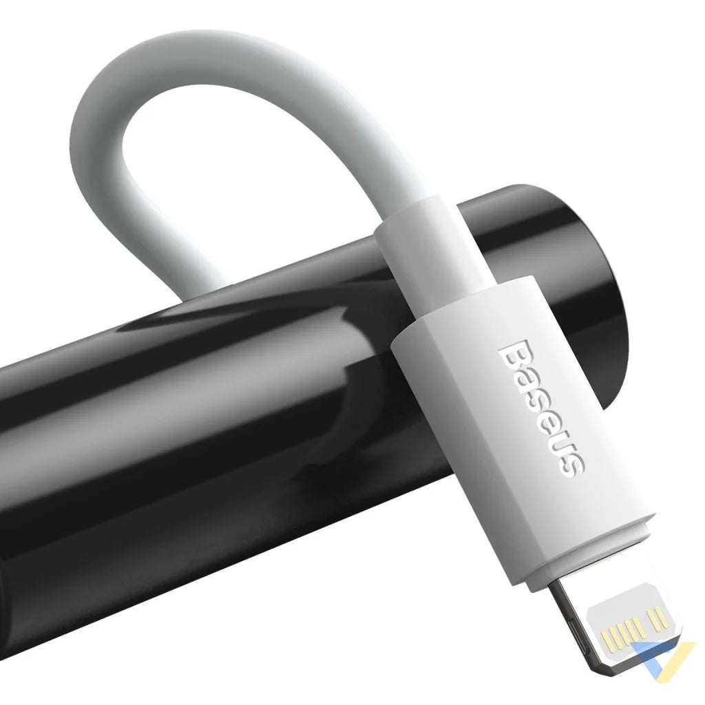 Baseus Simple Wisdom Data Cable Kit USB C to Lightning PD 20W (2PCS/Set) 1.5m White USB C to Lightning