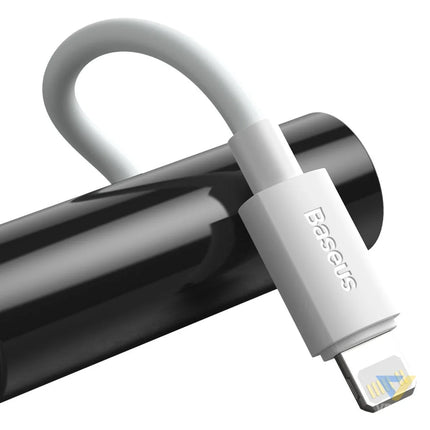 Baseus Simple Wisdom Data Cable Kit USB C to Lightning PD 20W (2PCS/Set) 1.5m White USB C to Lightning