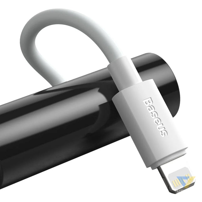 Baseus Simple Wisdom Data Cable Kit USB C to Lightning PD 20W (2PCS/Set) 1.5m White USB C to Lightning