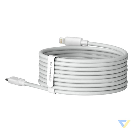 Baseus Simple Wisdom Data Cable Kit USB C to Lightning PD 20W (2PCS/Set) 1.5m White USB C to Lightning