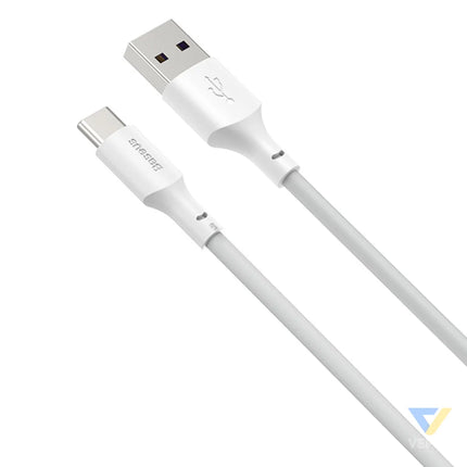 Baseus Simple Wisdom Data Cable Kit USB to Type C 5A (2PCS/Set）1.5m White USB to USB C