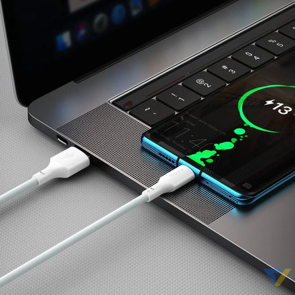 Baseus Simple Wisdom Data Cable Kit USB to Type C 5A (2PCS/Set）1.5m White USB to USB C