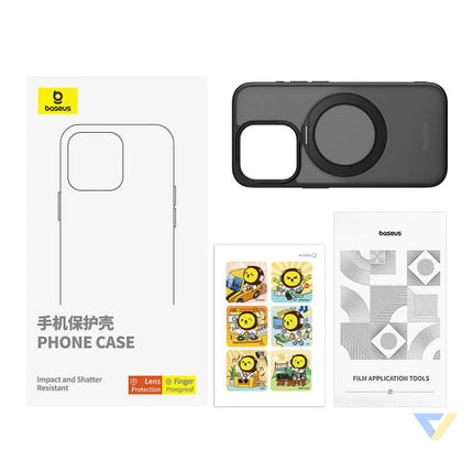 Baseus SkyRing 360° Case with stand for iP 13/14 (black) Protective cases for smartphones