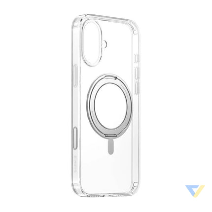 Baseus SkyRing 360° iP16 magnetic case with stand (transparent) Protective cases for smartphones