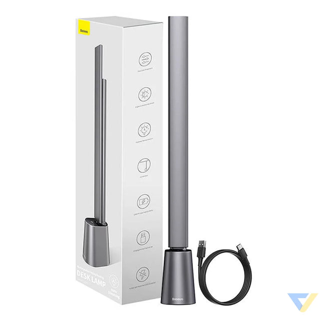 Baseus Smart Eye folding desk lamp rechargeable (grey) Lighting