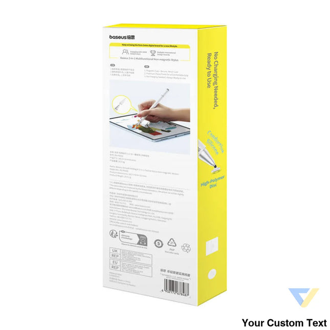 Baseus Smooth Writing III stylus Non magnetic version (white) Tablet styluses