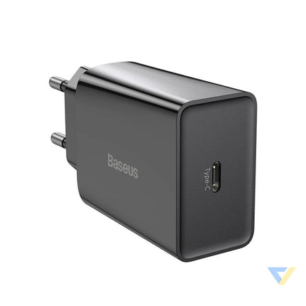 Baseus Speed Mini Quick Charger USB C PD 3A 20W (black) mains chargers