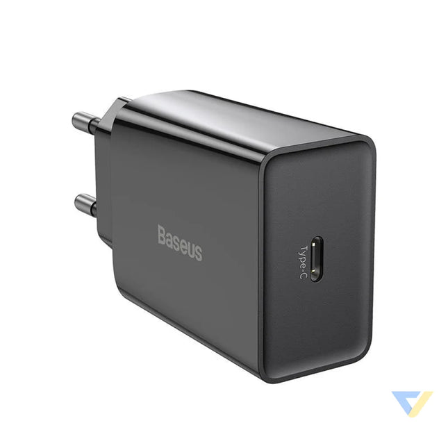 Baseus Speed Mini Quick Charger USB C PD 3A 20W (black) mains chargers