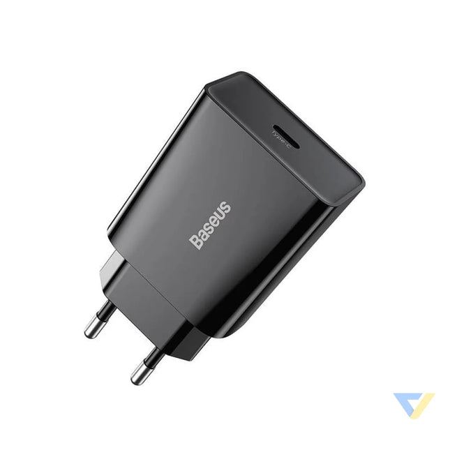 Baseus Speed Mini Quick Charger USB C PD 3A 20W (black) mains chargers