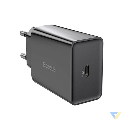 Baseus Speed Mini Quick Charger USB C PD 3A 20W (black) mains chargers