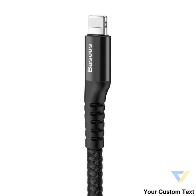 Baseus Spring loaded cable Lightning 1m 2A (black) USB to Lightning