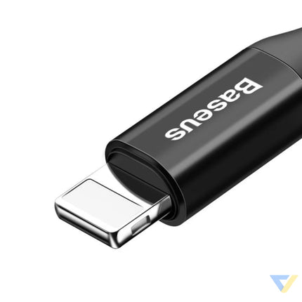 Baseus Spring loaded cable Lightning 1m 2A (black) USB to Lightning