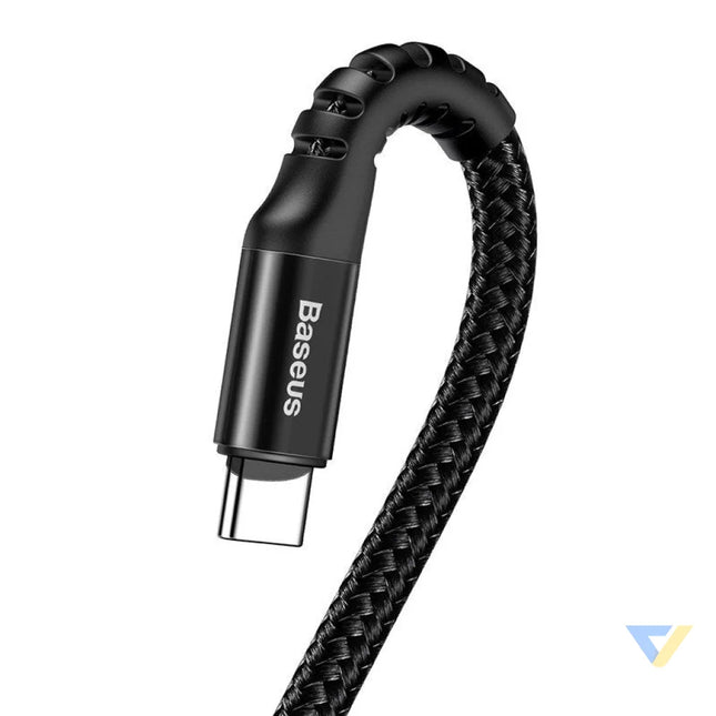 Baseus Spring loaded USB C cable 1m 2A (Black) USB to USB C