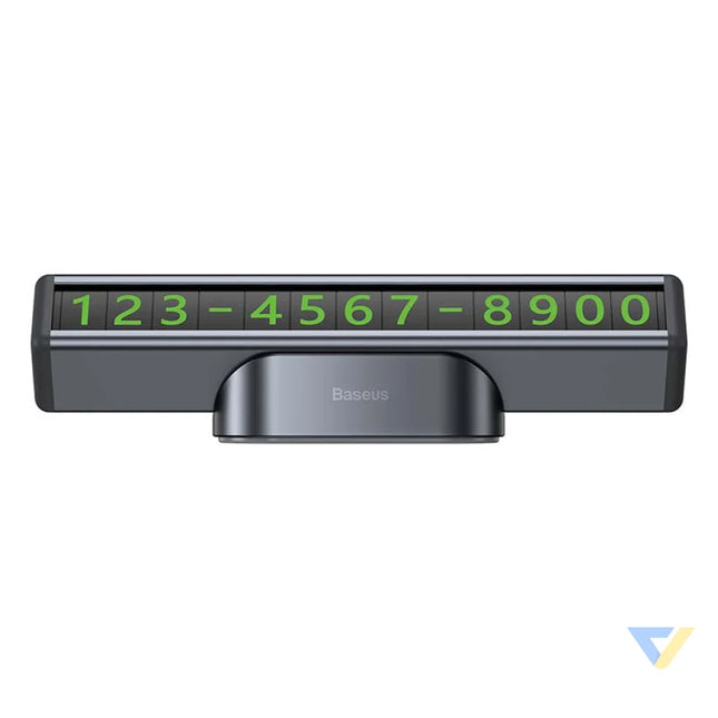Baseus Square Bar Temporary Parking Number Plate (Black) Other