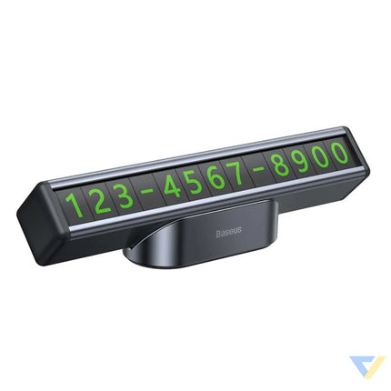 Baseus Square Bar Temporary Parking Number Plate (Black) Other