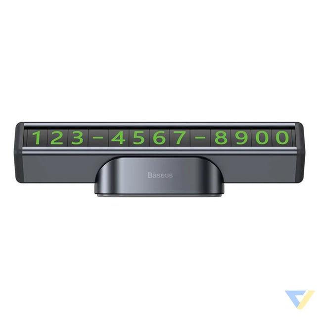 Baseus Square Bar Temporary Parking Number Plate (Black) Other