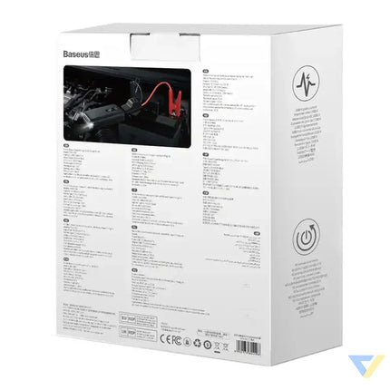 Baseus Super Energy Car Jump Starter 10000mAh 1000A USB (black) Jump starters