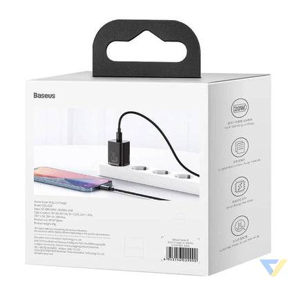 Baseus Super Si Quick Charger 1C 20W (black) mains chargers