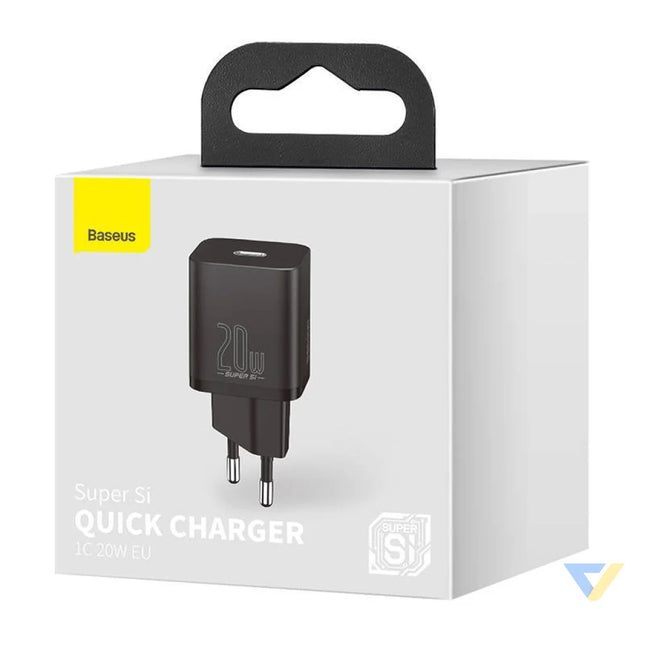 Baseus Super Si Quick Charger 1C 20W (black) mains chargers