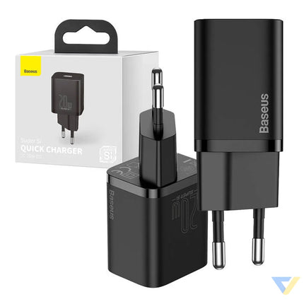 Baseus Super Si Quick Charger 1C 20W (black) mains chargers
