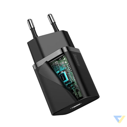 Baseus Super Si Quick Charger 1C 20W (black) mains chargers
