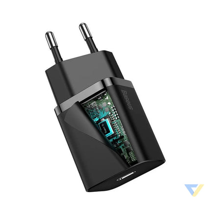 Baseus Super Si Quick Charger 1C 20W (black) mains chargers