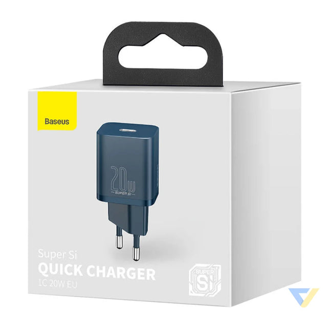 Baseus Super Si Quick Charger 1C 20W (Blue) mains chargers