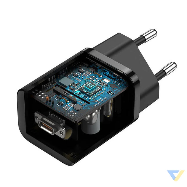 Baseus Super Si Quick Charger 1C 25W (black) mains chargers