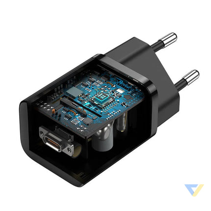 Baseus Super Si Quick Charger 1C 25W (black) mains chargers