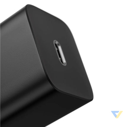 Baseus Super Si Quick Charger 1C 25W with USB C cable for USB C 1m (black) mains chargers